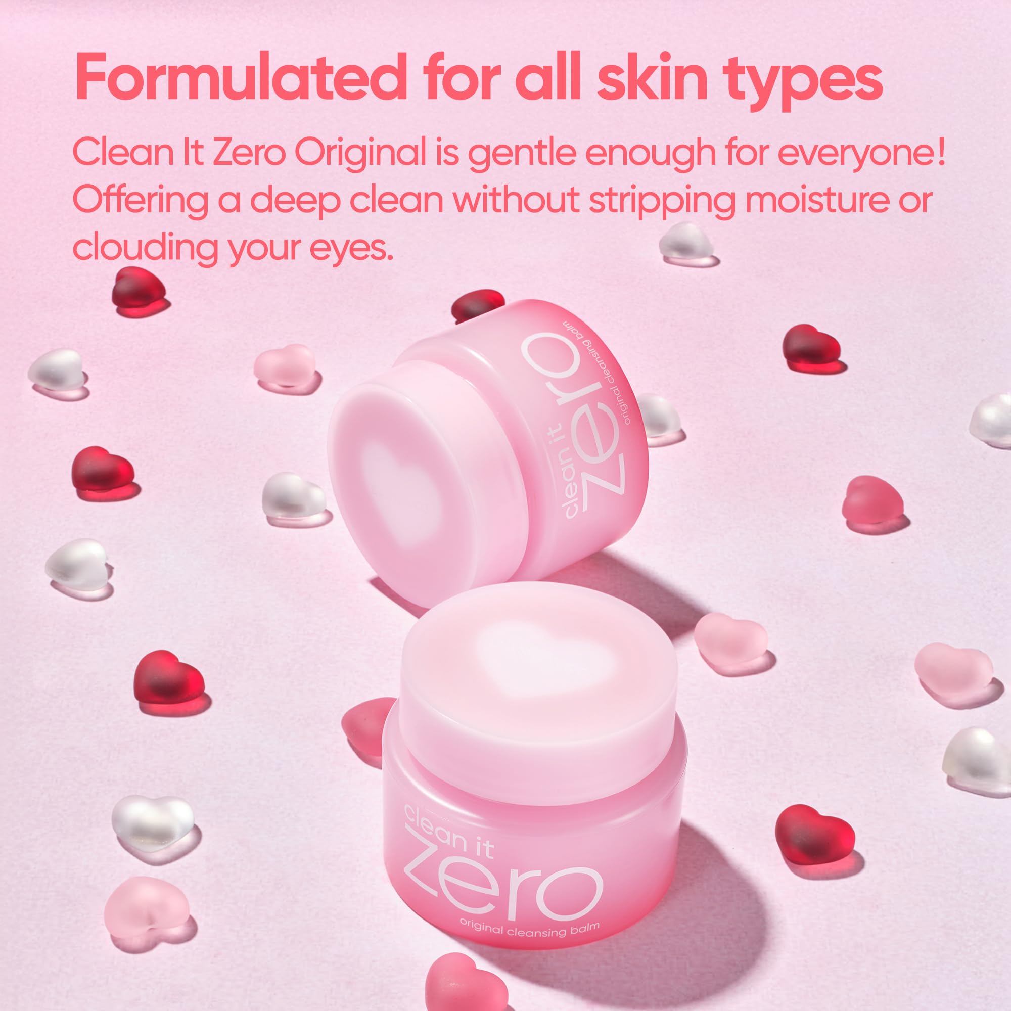 BANILA CO Clean It Zero Heart Edition application during cleansing
