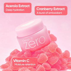 BANILA CO Clean It Zero Original Heart Edition balm-to-oil action on face
