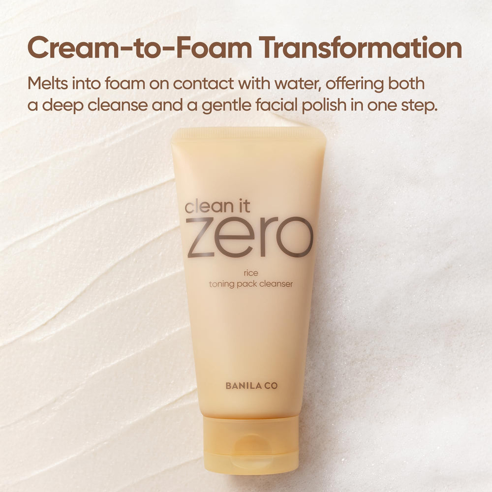 BANILA CO Clean It Zero Rice Toning ingredients niacinamide for even-tone support