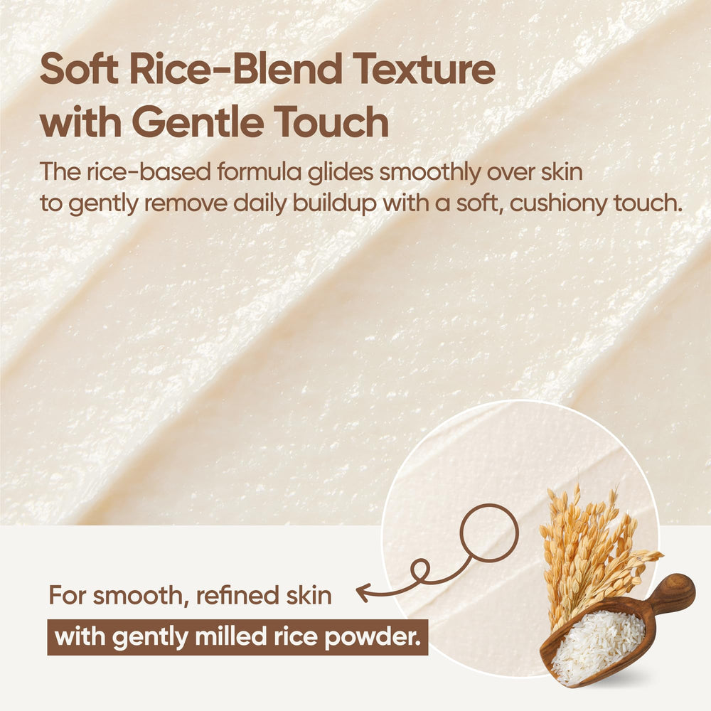 BANILA CO Clean It Zero Rice Toning kaolin clay close-up indicating impurity draw and pore refinement