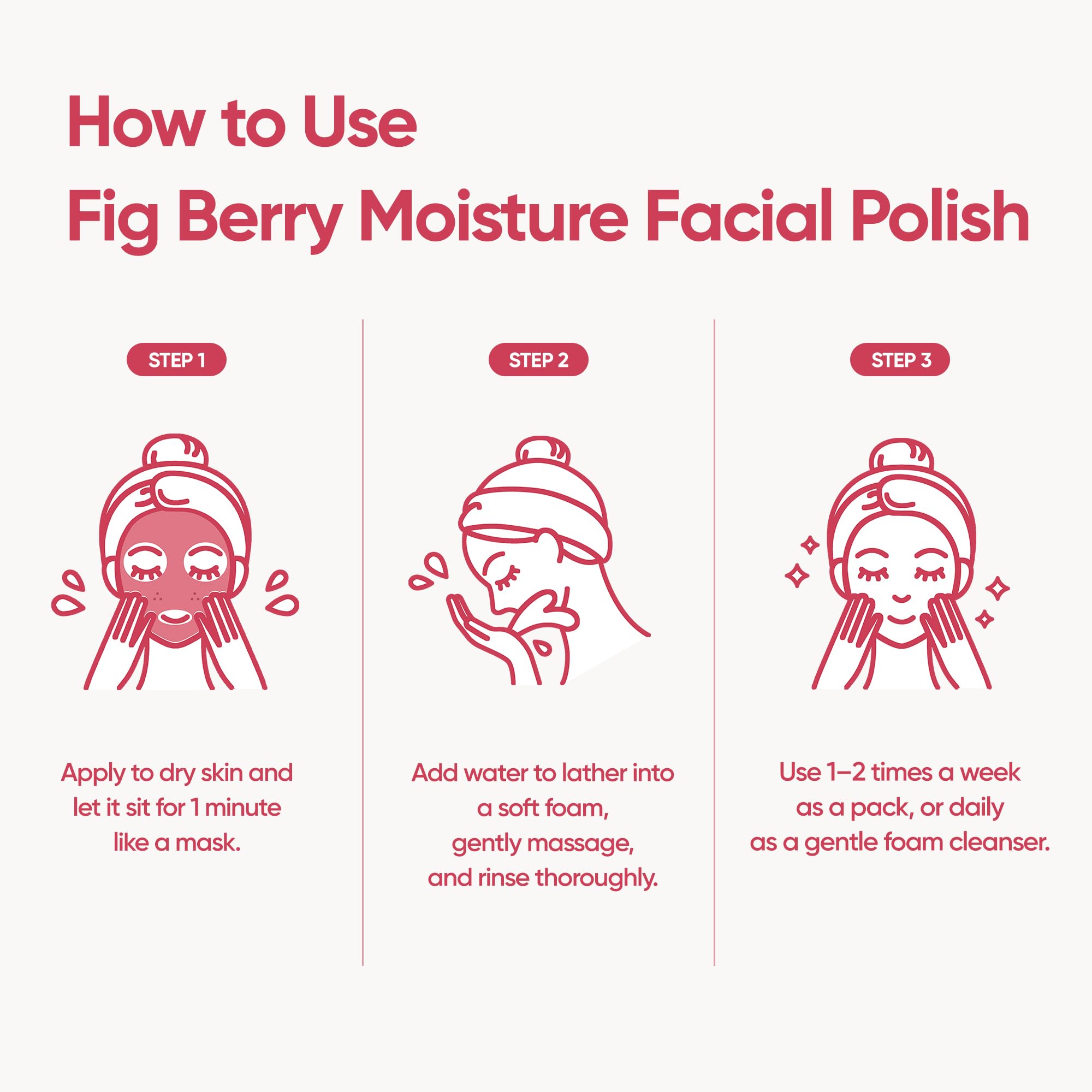 BANILA CO Fig Berry Moisture Wash keeps skin refreshed and balanced.