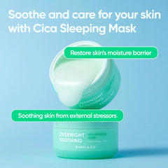 Banila Co jar emphasizes soothing overnight care and hydration