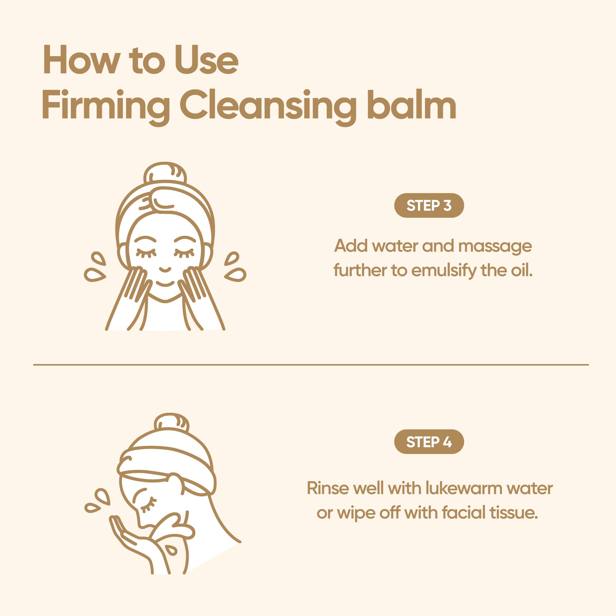 After cleansing, BANILA CO balm leaves skin feeling soft and comfortable