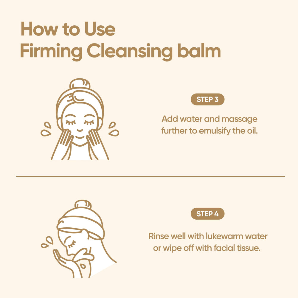 After cleansing, BANILA CO balm leaves skin feeling soft and comfortable