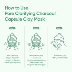 BANILA CO Step-by-step application visual guide for cleansing, massaging, and rinsing