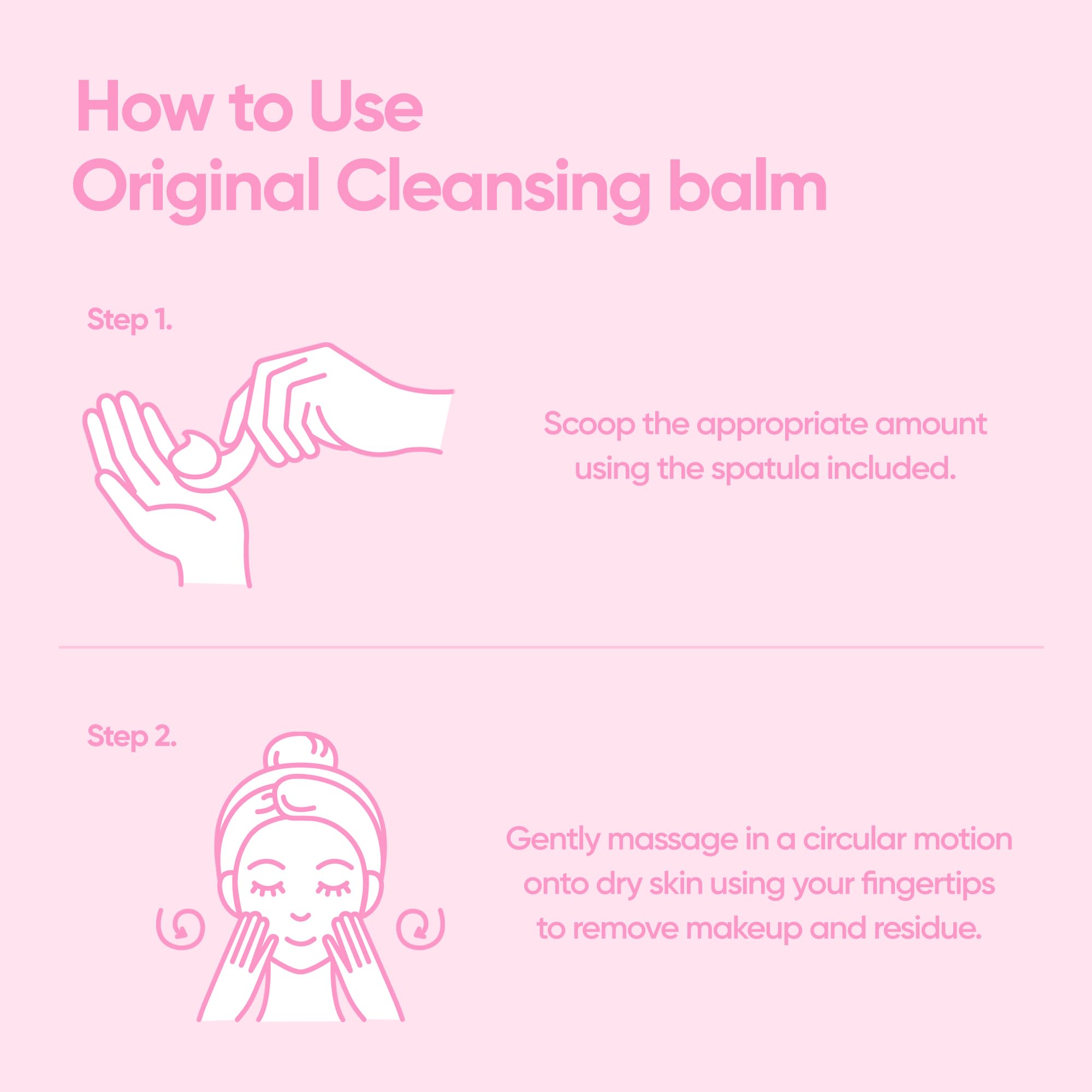 BANILA CO vegan formula and dermatologist-tested cleansing balm.