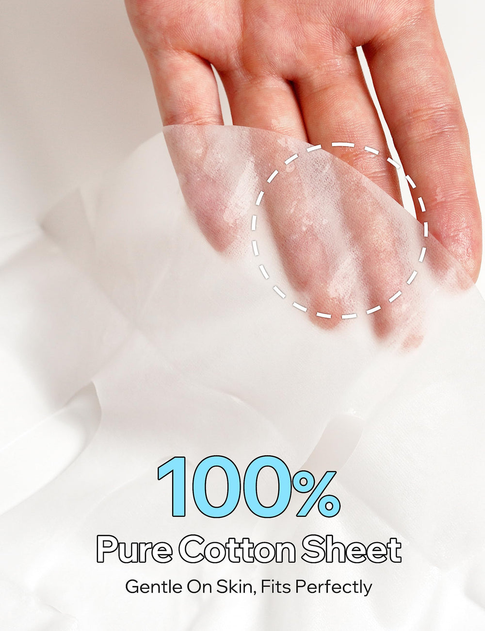 BANOBAGI Lightweight jelly mask fits face contours comfortably.
