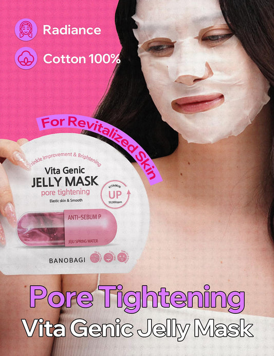 BANOBAGI Vita Genic Jelly Mask with 11 vitamins for daily vitality.