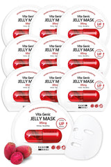BANOBAGI Vita Genic Jelly Mask with Jeju water for pore tightening and refreshing skin.