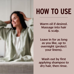 Banyan Botanicals leave-in hair treatment ready for use