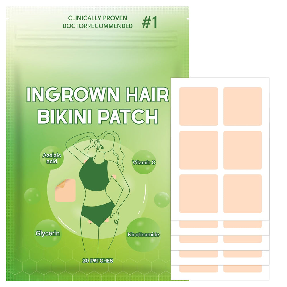 Bapbalolo ingrown hair patch for bikini area — compact pack close-up for smoother skin.