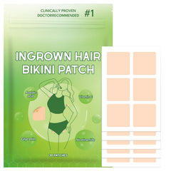 Bapbalolo ingrown hair patch for bikini area — compact pack close-up for smoother skin.