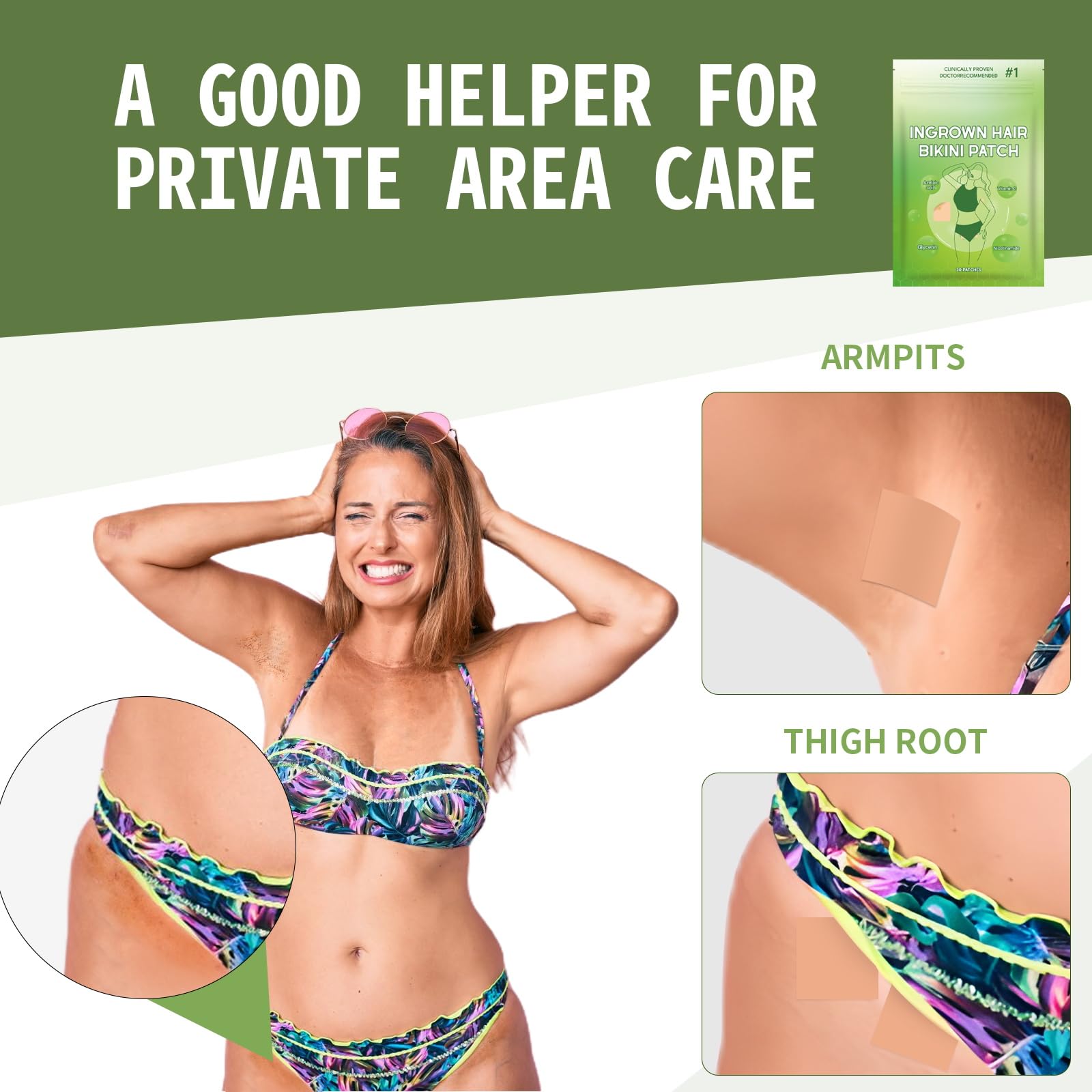 Bapbalolo patch water-friendly — swims and activities with patch remains secure.