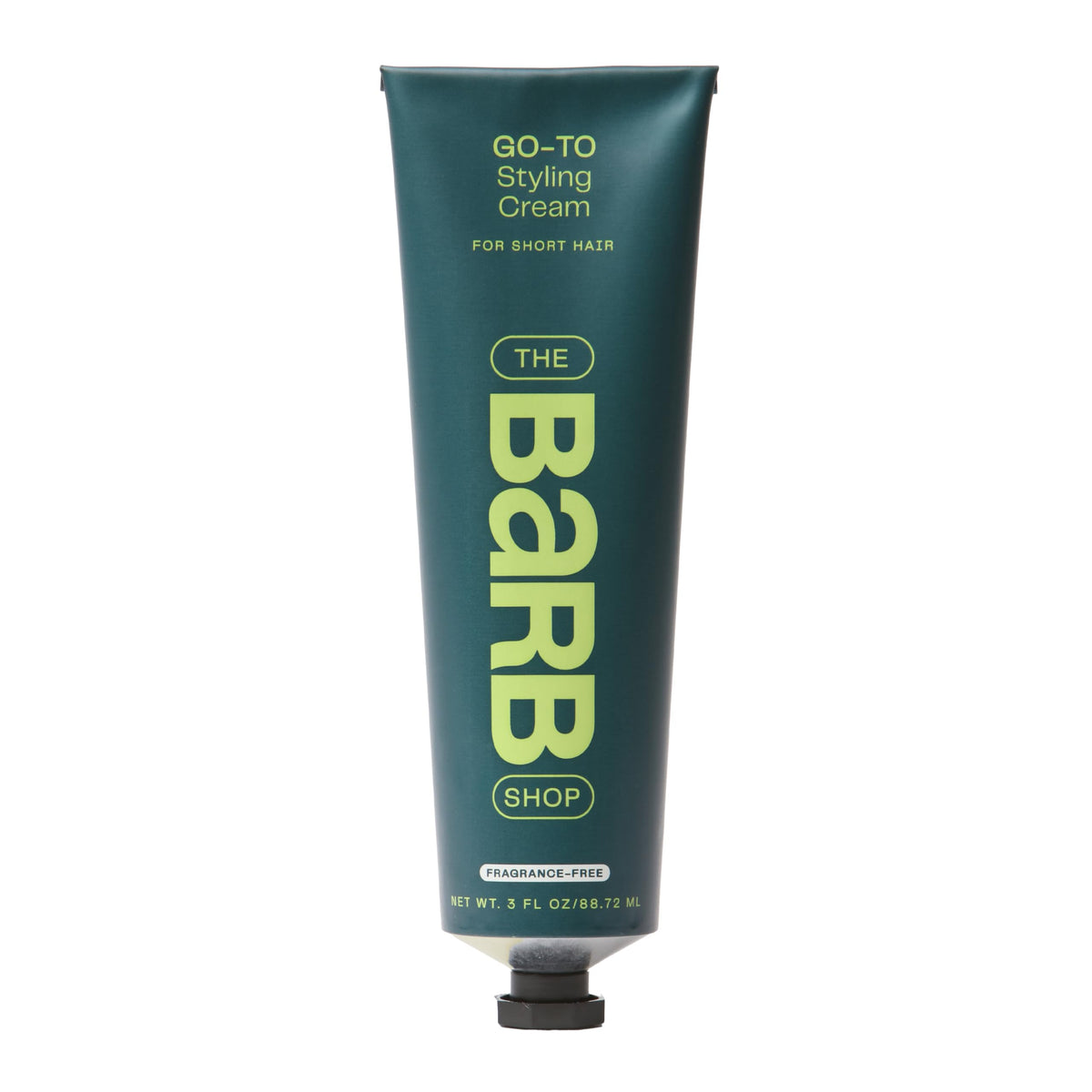 The Barb Shop Barb Styling Cream soft hold bottle for natural texture and a touchable finish.