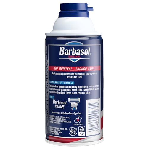 Barbasol can features rust-proof bottom to prevent rust rings