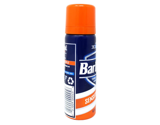 Barbasol travel-size shave cream 2 oz compact for on-the-go routines