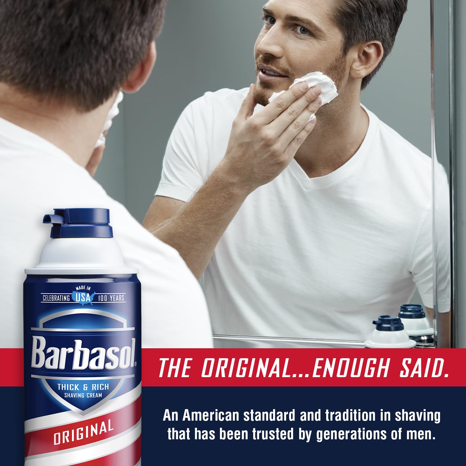 Barbasol twelve-pack offers extended grooming value