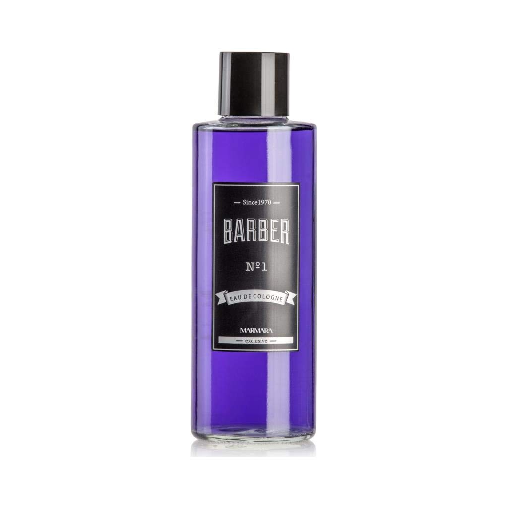 Barber Marmara Cologne glass bottle offers all-day freshness after shaving