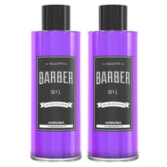 Barber Marmara Cologne purple 500ml bottles, ideal for modern barbers and traditional shaving.