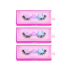 Barbielylashes 14mm mink lashes set of 3 for versatile cat-eye looks