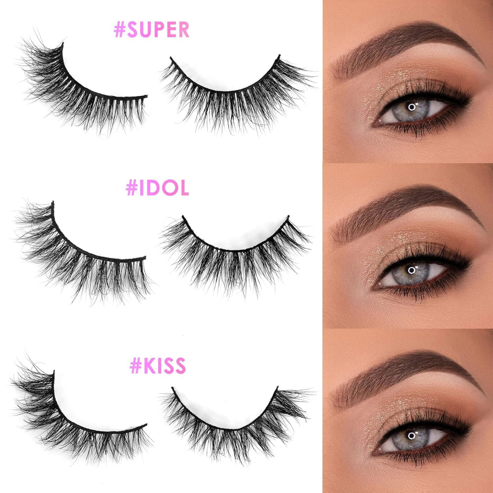 Barbielylashes natural cat-eye 14mm mink lashes for everyday elegance