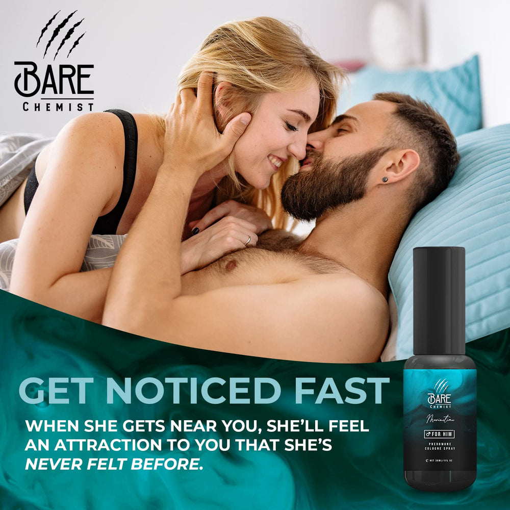 Bare Chemist Maritime brand logo highlights trusted pheromone cologne.