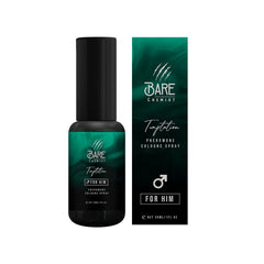 Bare Chemist Temptation bottle front view shows premium fragrance for confident evenings.