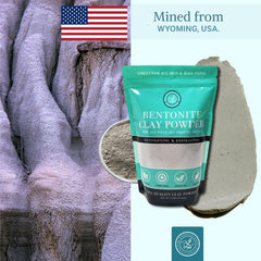 Bare Essentials Living bentonite clay powder ready for DIY masks and baths