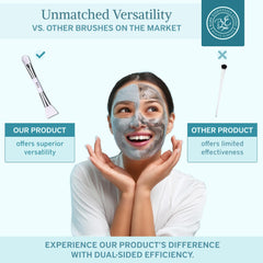 Bare Essentials Living 10-pack white set for daily routines and travel-friendly skincare tools.