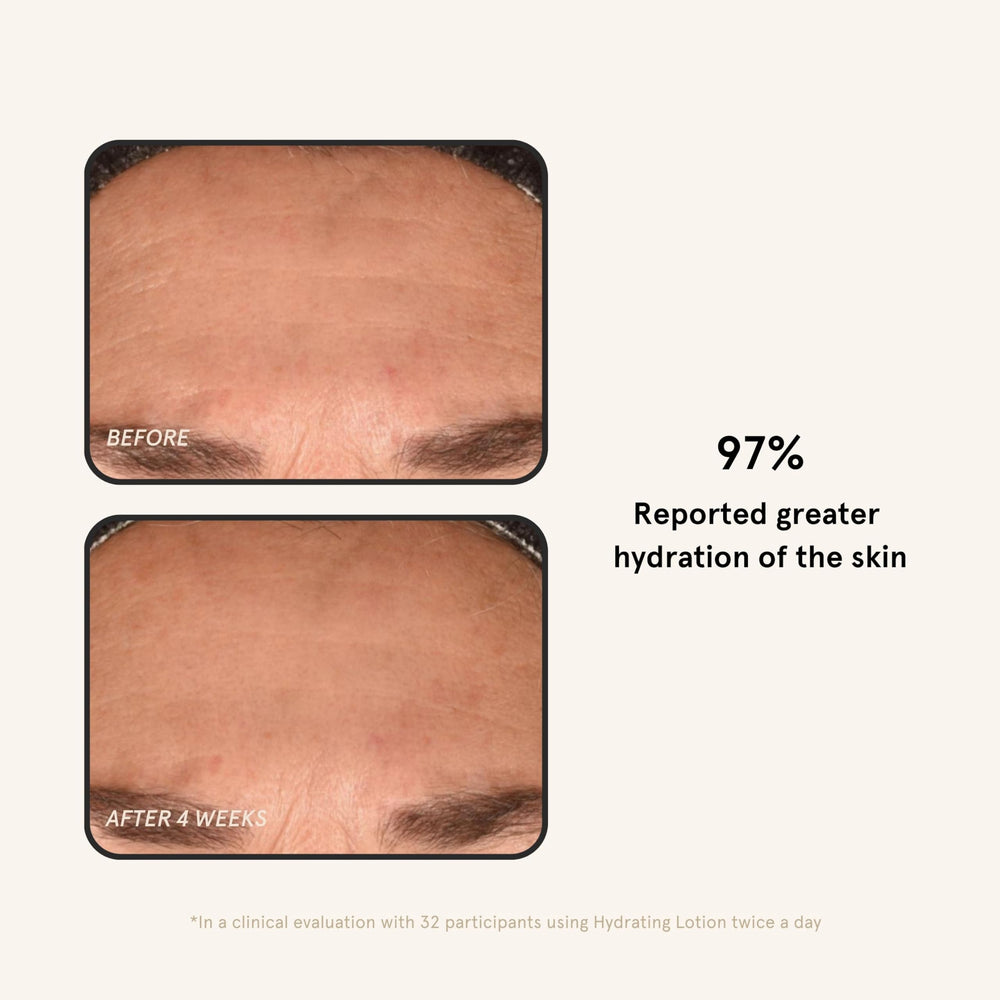 Barefaced Hydrating Lotion applied during daily skincare routine.