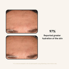 Barefaced Hydrating Lotion applied during daily skincare routine.