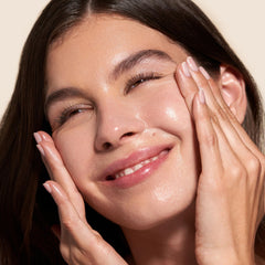 Barefaced Overachiever with green tea and resveratrol imagery suggesting antioxidant support.