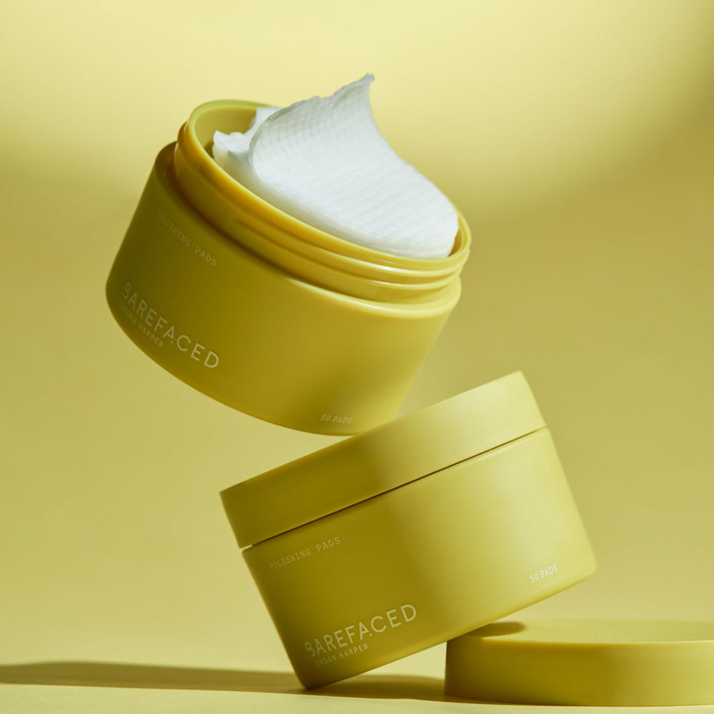 Barefaced Polishing Pads squalane hydrates and softens skin