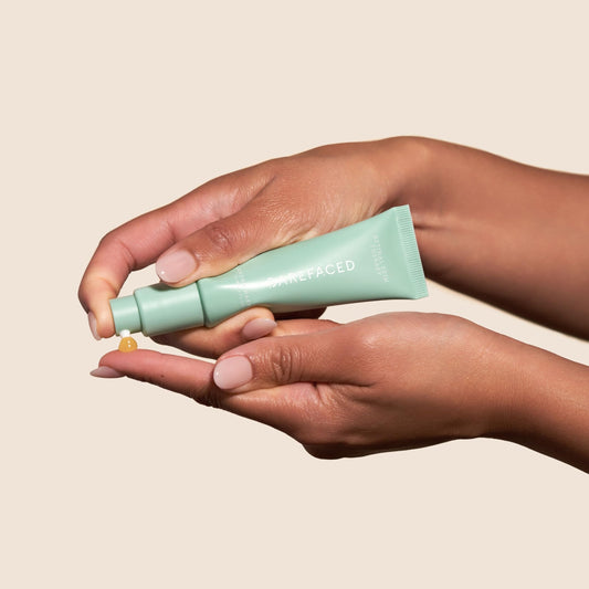 Barefaced Retinal Skin Therapy dropper closeup for precise nightly use