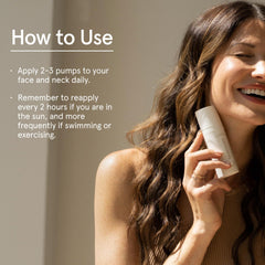 Barefaced SPF50 lightweight texture ideal for daily hydration and wear