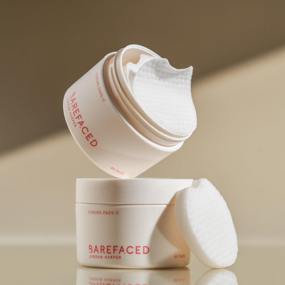 Barefaced Toning Pads II brightening effect visual concept