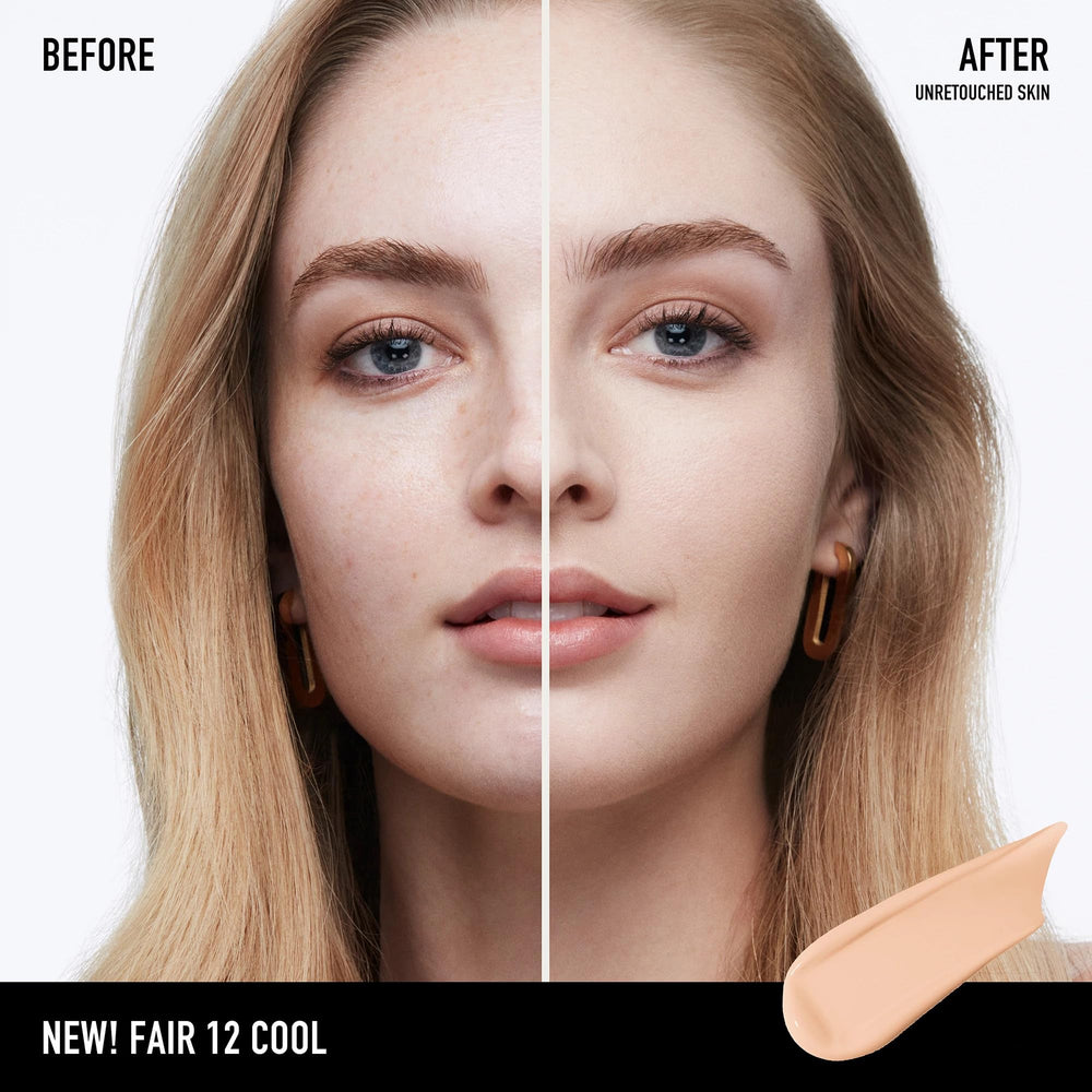 bareminerals BarePro texture close-up reveals fine pigments for a natural finish