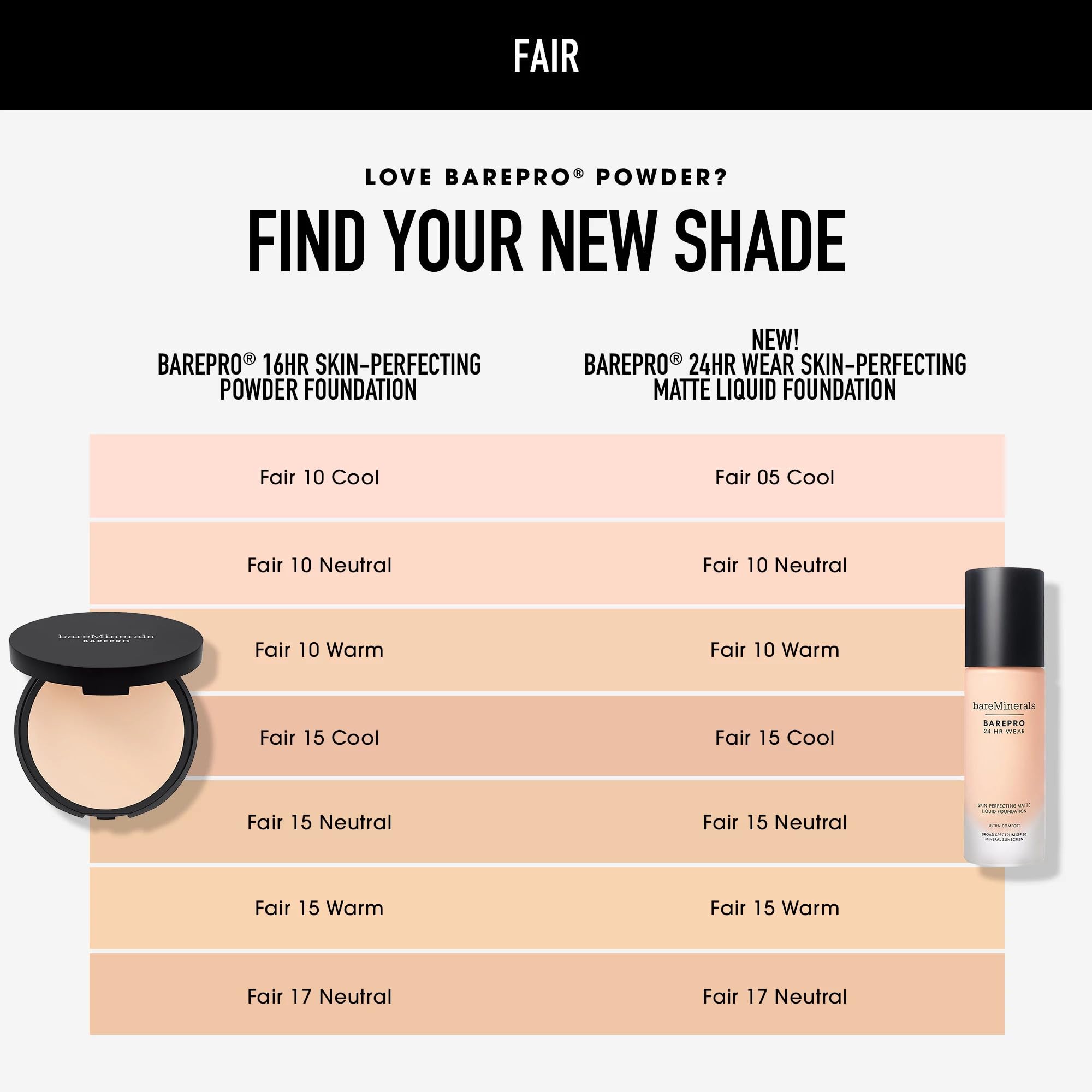 bareminerals BarePro vegan label indicates fragrance-free formula