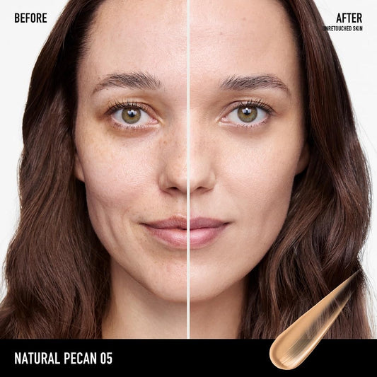bareMinerals Complexion Rescue bottle back showing vegan and cruelty-free credentials