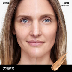 bareMinerals Complexion Rescue Hyaluronic Acid boosts hydration for a fresh look.