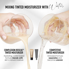 bareMinerals Complexion Rescue packaging with vegan cruelty-free logo.