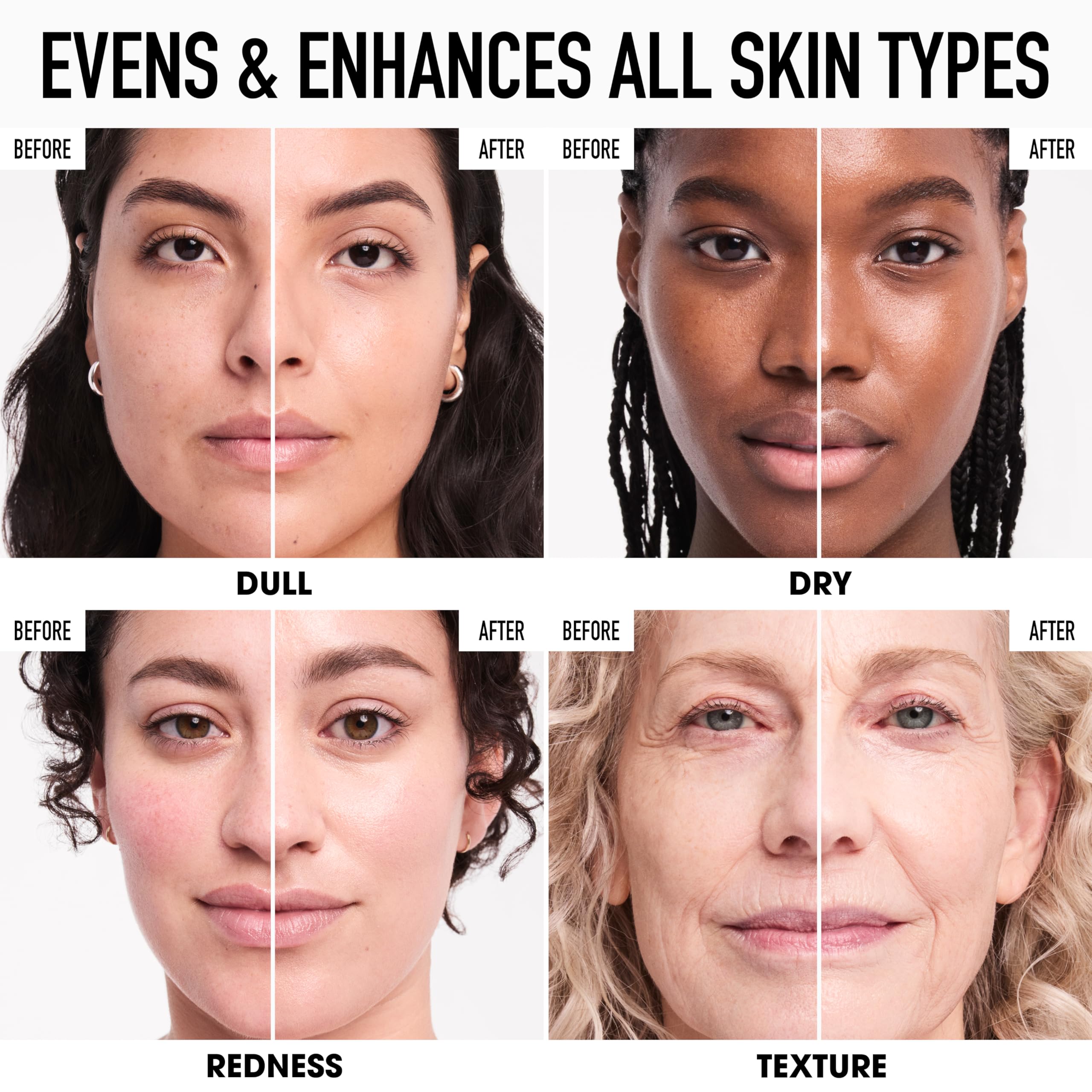 BareMinerals Complexion Rescue application demonstrates smooth glide for easy blending.