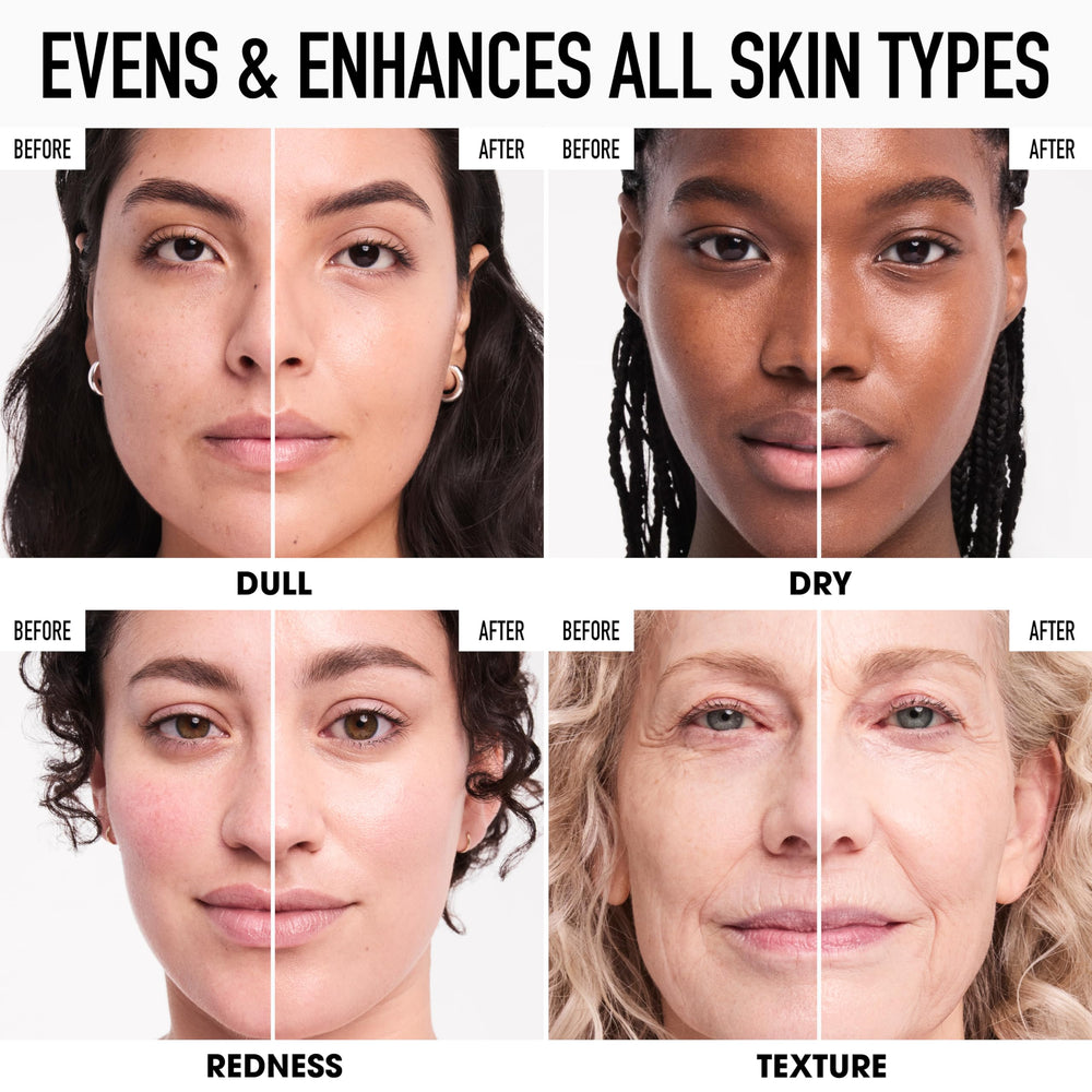BareMinerals Complexion Rescue application demonstrates smooth glide for easy blending.