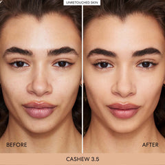 BareMinerals Complexion Rescue swatch on skin blended for even tone.