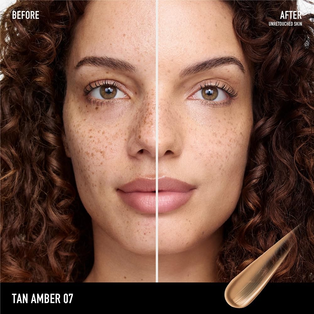 bareMinerals Complexion Rescue texture swatch applied for lightweight coverage and hydration