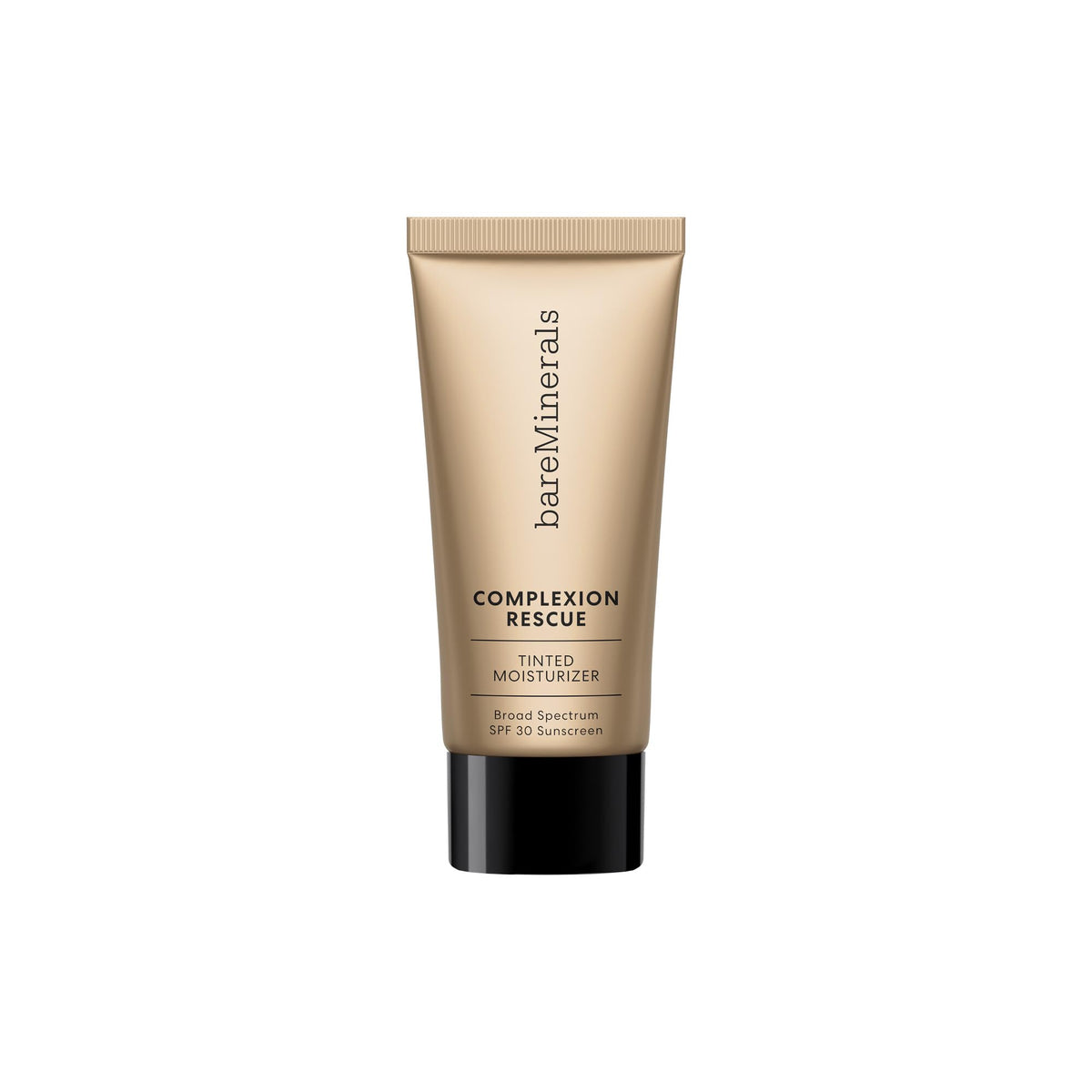 bareMinerals Complexion Rescue travel size bottle offers light coverage with SPF 30 protection.