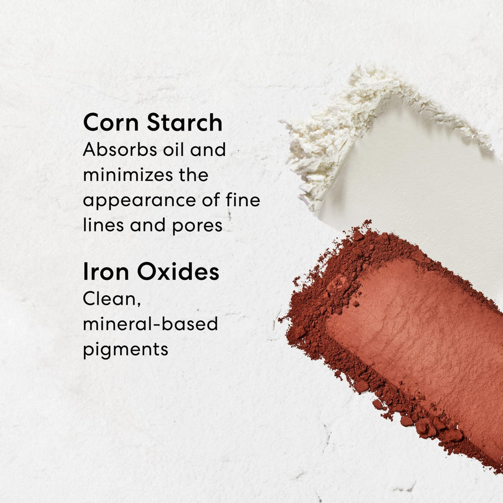 BareMinerals Deluxe Mineral Veil brush application ready for setting makeup