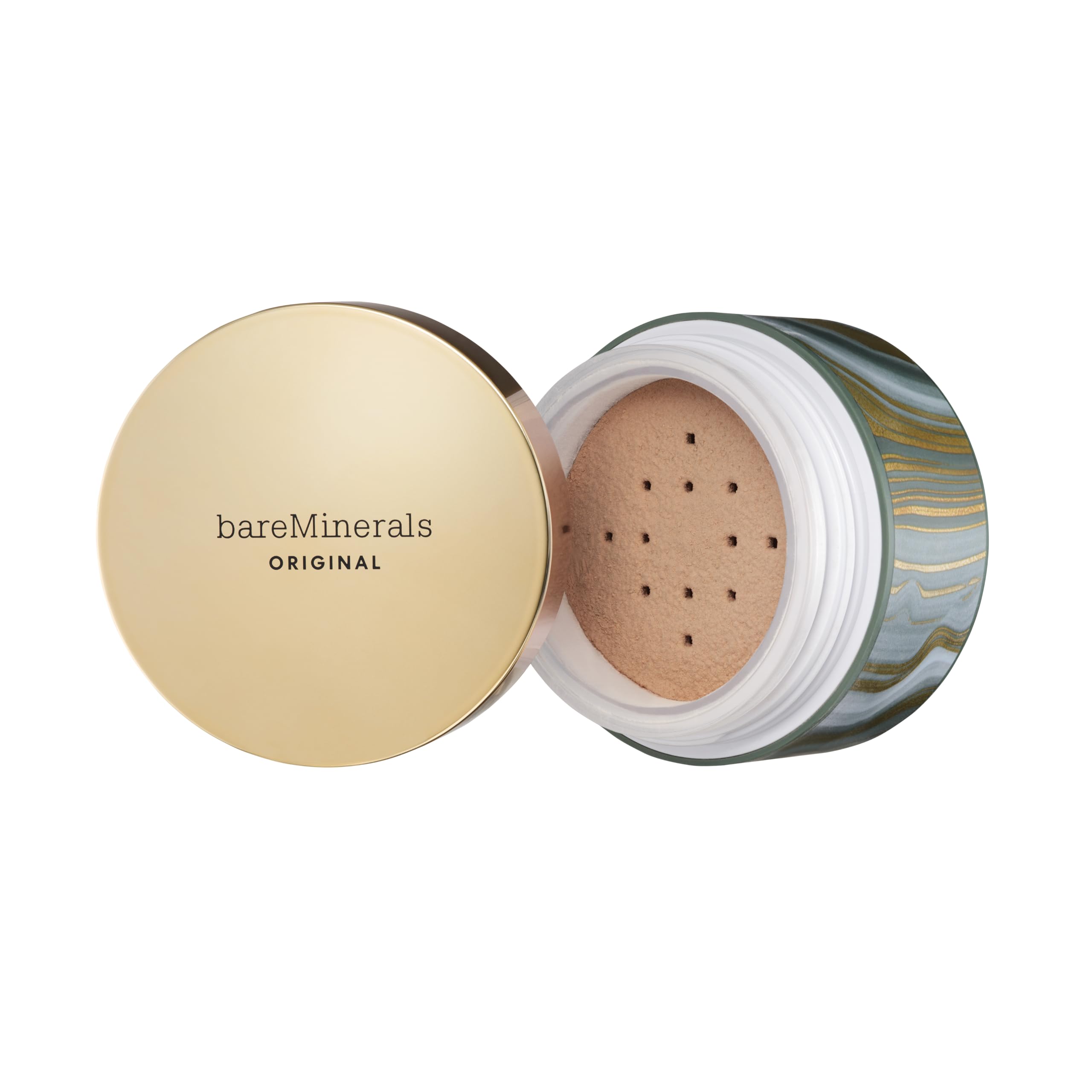BareMinerals Deluxe Original loose foundation bottle with SPF 15 for daily coverage
