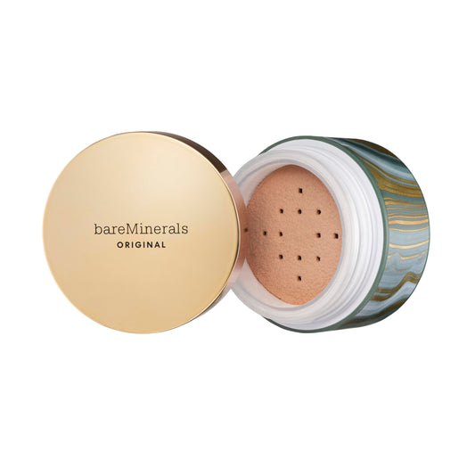 BareMinerals Deluxe Original loose foundation bottle with SPF 15 for daily coverage