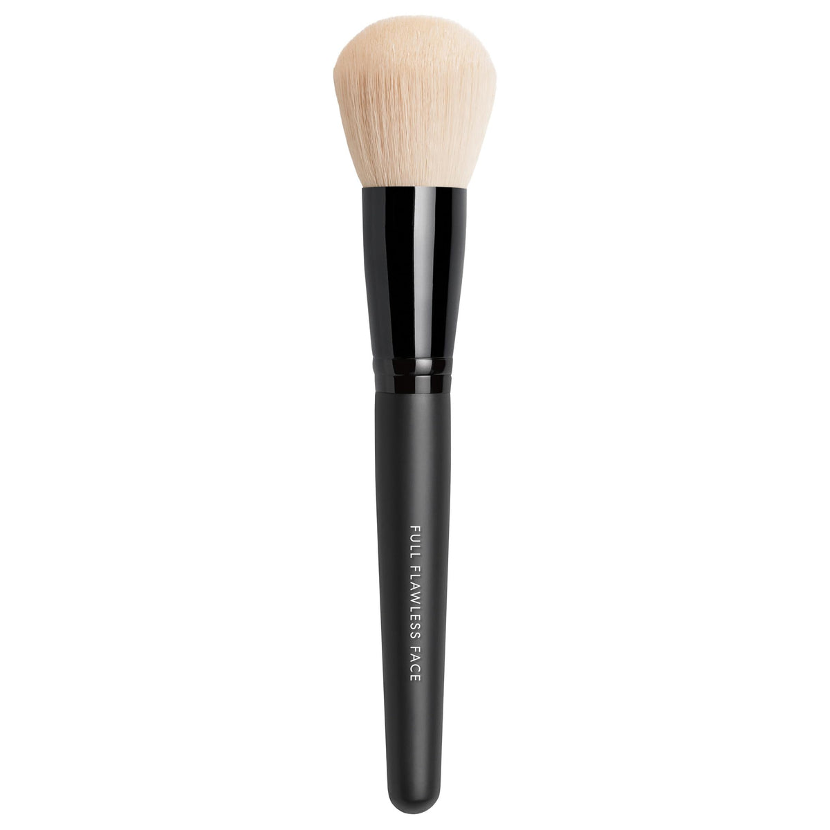 bareMinerals Full Flawless Face Brush enables easy, natural-looking powder application.